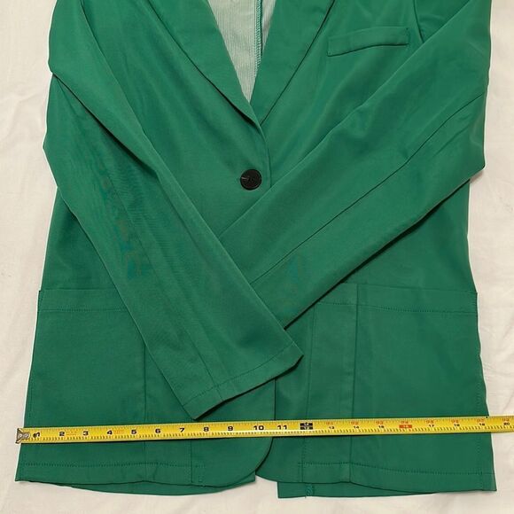 NWOT Shein Green Oversized Business Single Breasted Blazer Size Small - Picture 6 of 12